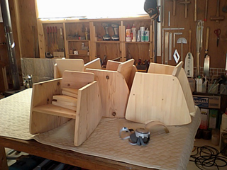 木工教室子供用ロッキングチェア
